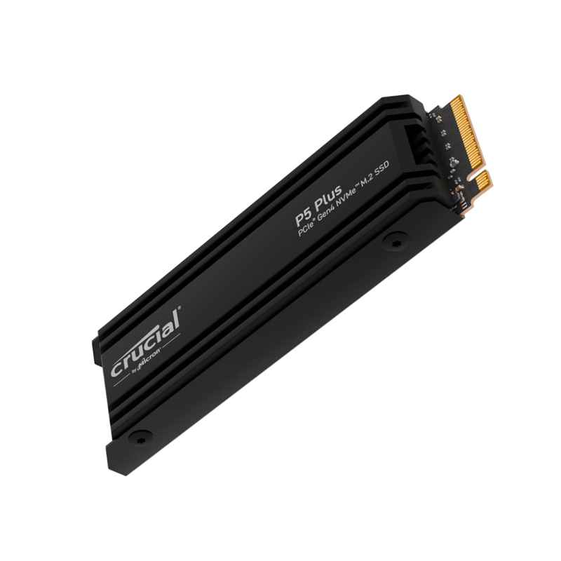 Crucial P5 Plus 2TB Gen4 NVMe M.2 SSD Internal Gaming SSD with Heatsink, Compatible with Playstation 5(PS5) - up to 6600MB/s - CT2000P5PSSD5